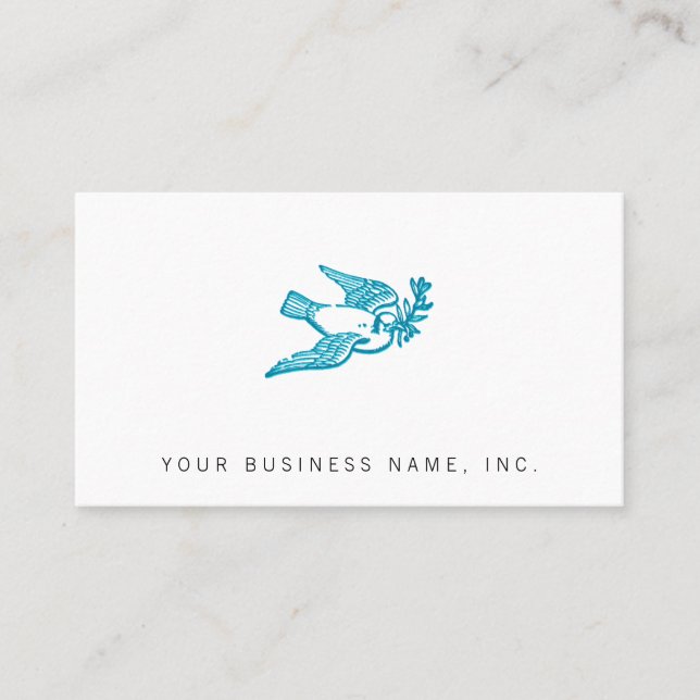 Dove with Branch Business Card (Front)