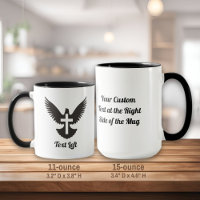 Dove with Cross Coffee Mug