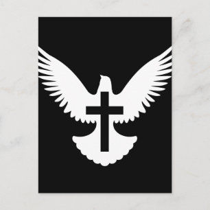 Dove with Cross Postcard