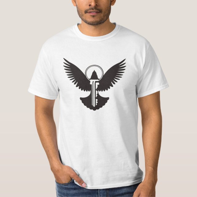 Dove with Key T-Shirt (Front)