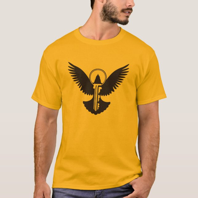 Dove with Key T-Shirt (Front)