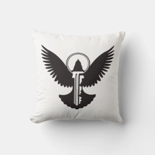 Dove with Key Throw Pillow