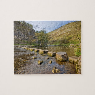 Dovedale, Derbyshire Peak District souvenir photo Jigsaw Puzzle