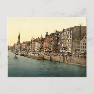 Dovenfleeth, Hamburg, Germany Postcard