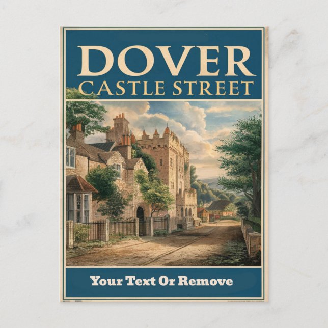 Dover Castle Street  Postcard (Front)