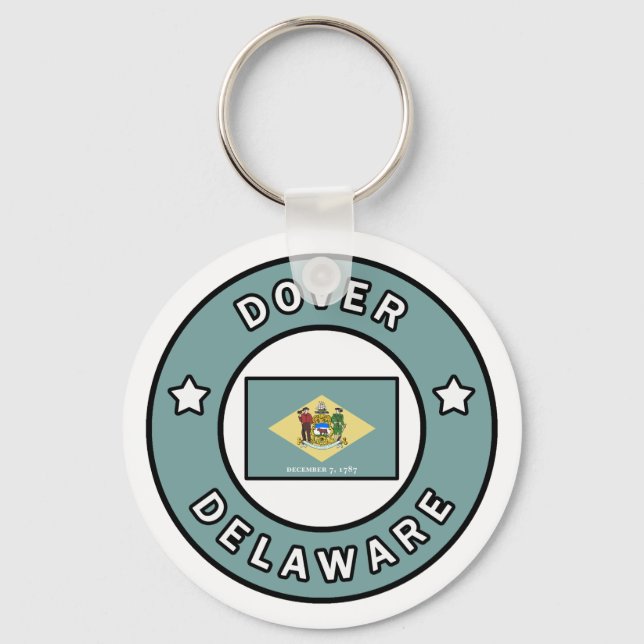 Dover Delaware Keychain (Front)