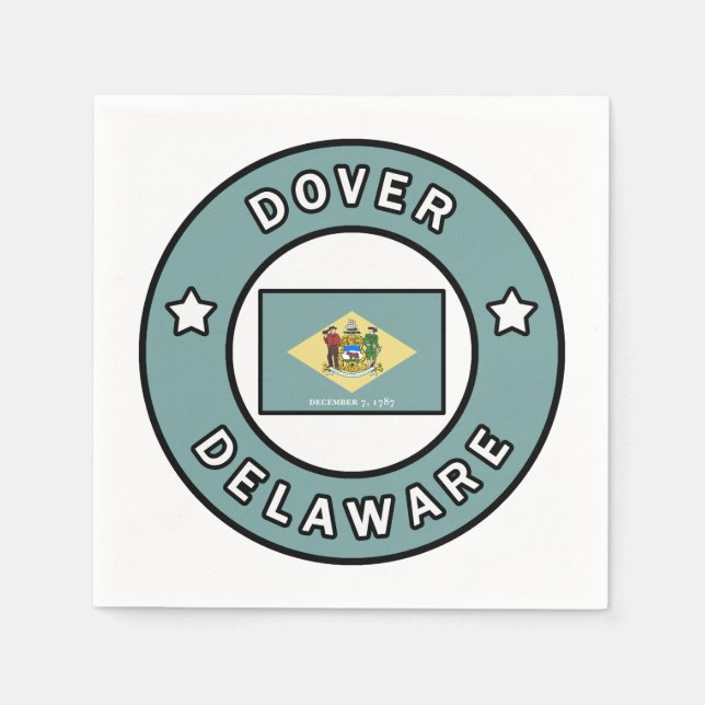 Dover Delaware Napkin (Front)