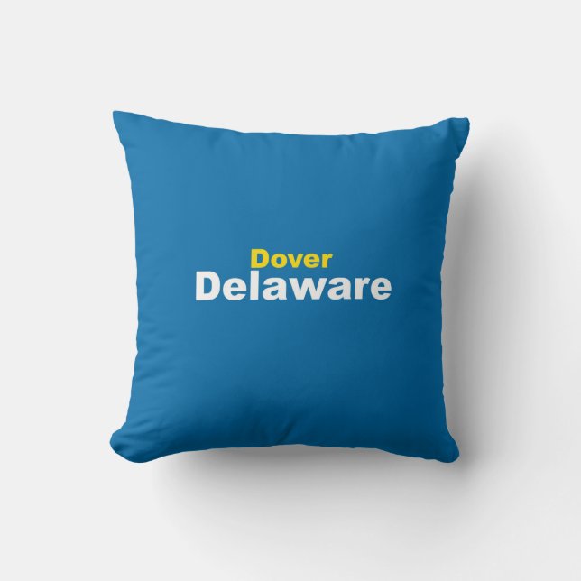 Dover, Delaware Pillow (Front)