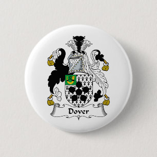 Dover Family Crest 2 Inch Round Button