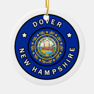 Dover New Hampshire Ceramic Ornament