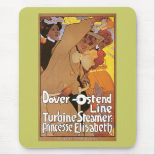 Dover-Ostend Line Mouse Pad