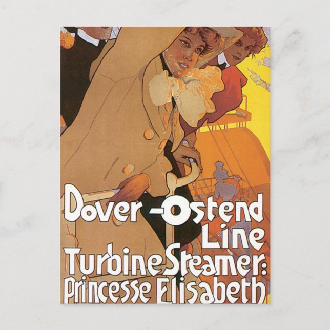Dover-Ostend Line Postcard (Front)