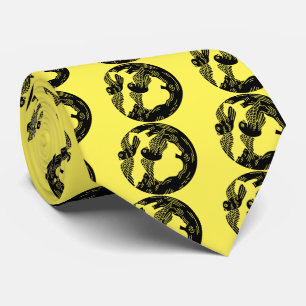 Doves and old tree tie