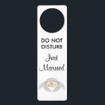 Doves and Rings Wedding Night Door Hanger<br><div class="desc">This unique Doves and Rings Wedding Night Door Hanger will ensure you are not disturbed on that special night and honeymoon. This door hanger is fully customizable. For more unique custom projects visit my Hugglebugs store.</div>