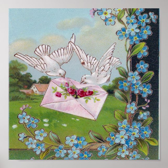 Doves Deliver The Mail Poster (Front)