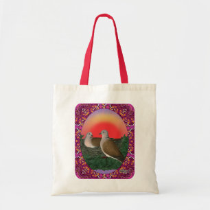 Doves Framed Tote Bag