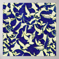 Doves in Flight