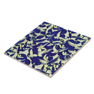 Doves in Flight Tile