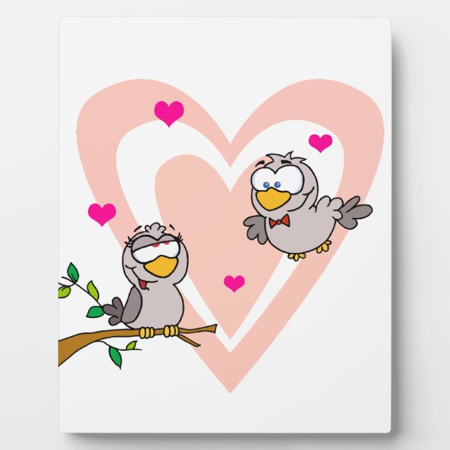 Doves in Love Plaque (Front)