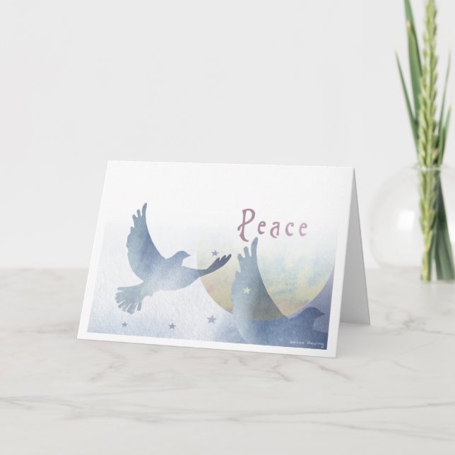 Doves of Peace Christmas Card (Front)