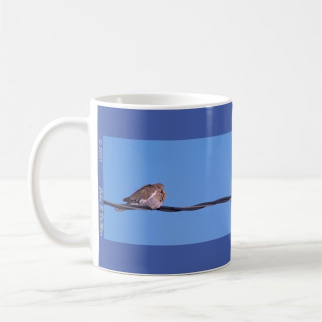 Doves On a Wire - Mug (Left)