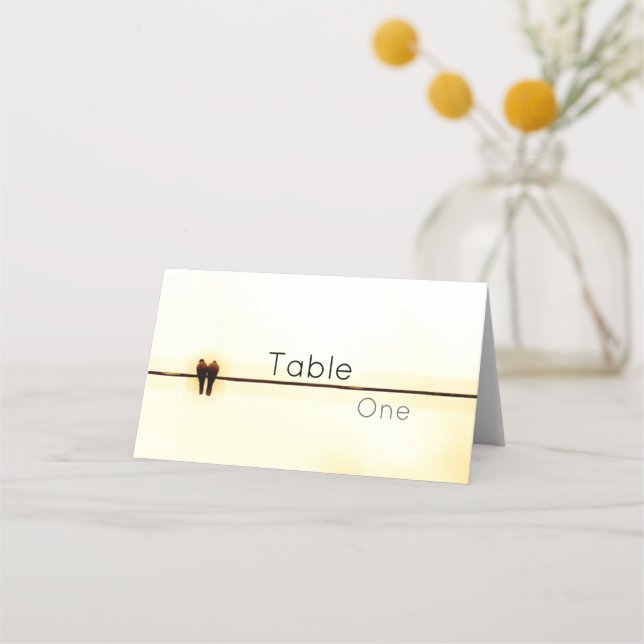 Doves Place Card (Front)