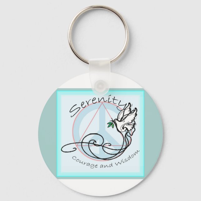 DOVEserenity.jpg Keychain (Front)