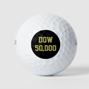 Dow 50,000 Stock Market Celebration Golf Balls