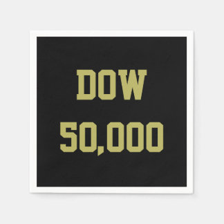 Dow 50,000 Stock Market Celebration Napkin