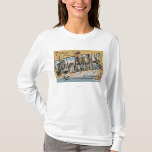 Dowagiac, Michigan - Large Letter Scenes T-Shirt