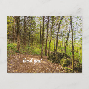 Down And Around Thank You Postcard