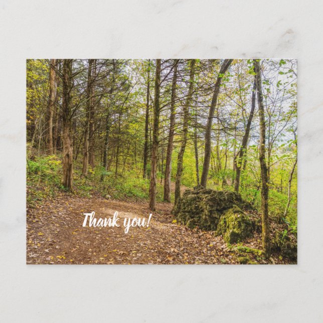 Down And Around Thank You Postcard (Front)
