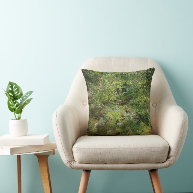 Down at the creek..... throw pillow (Chair)
