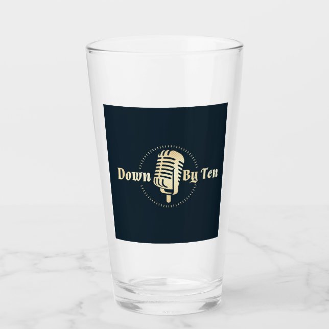 Down By Ten Pint Glass (Front)