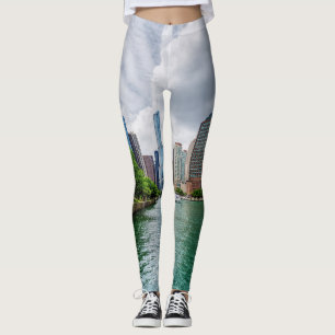 Down Chicago River Leggings