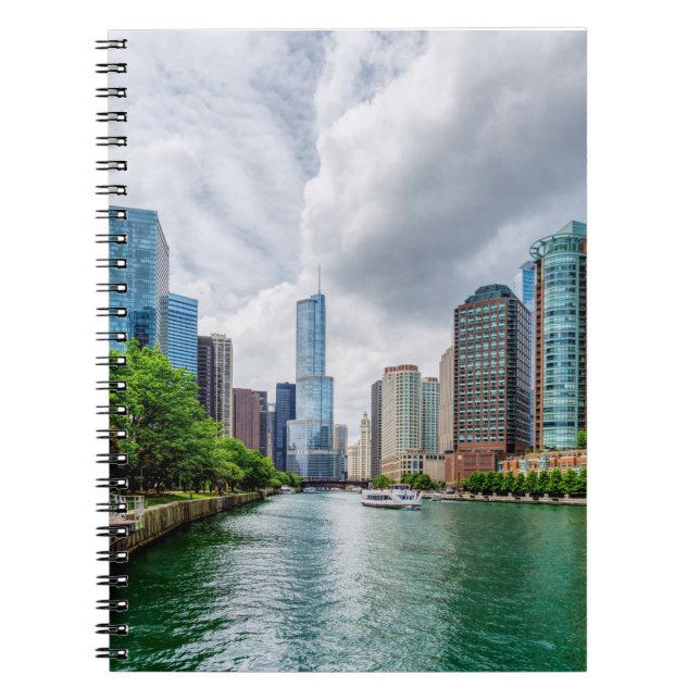 Down Chicago River Notebook (Front)