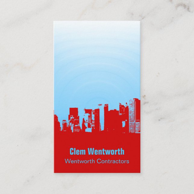 Down Downtown Business Card (Front)