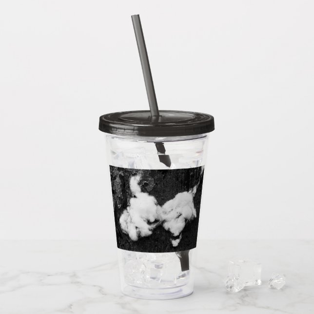 down fluffy acrylic tumbler (Front Ice)