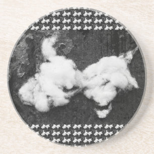 down fluffy coaster