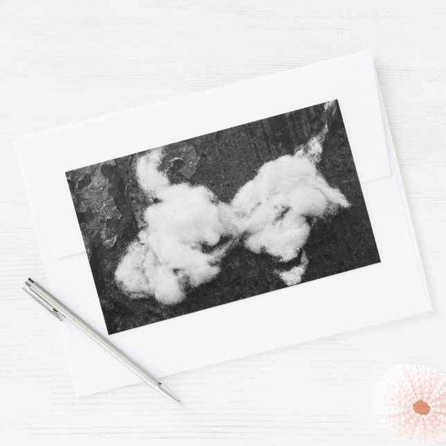 down fluffy sticker (Envelope)
