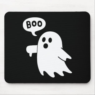 Down Ghost Screaming Boo Disapproval Ghost Hallowe Mouse Pad
