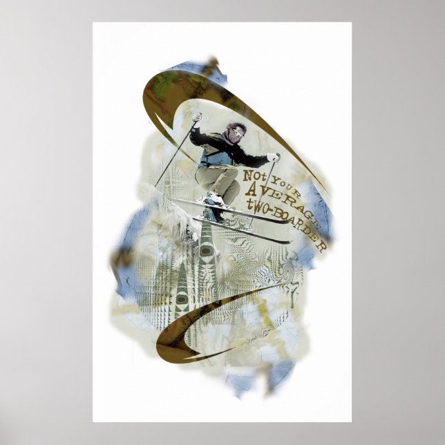 Down Hill Skier Poster (Front)