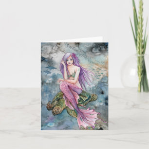 Down In Atlantis - Blank Note Card