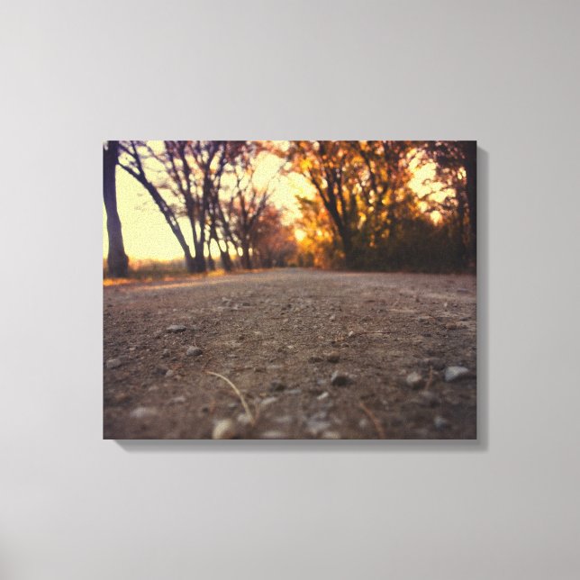 down in the dirt canvas print (Front)