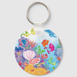 Down In The Ocean Keychain