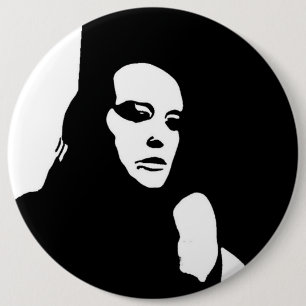 Down Looker 6 Inch Round Button