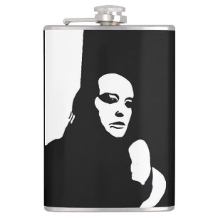 Down Looker Hip Flask