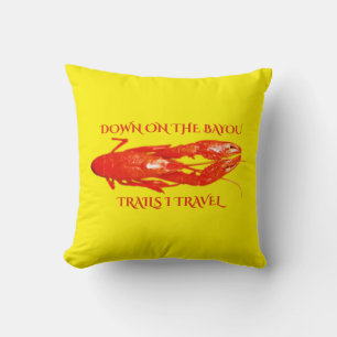 Down On The Bayou Throw Pillow