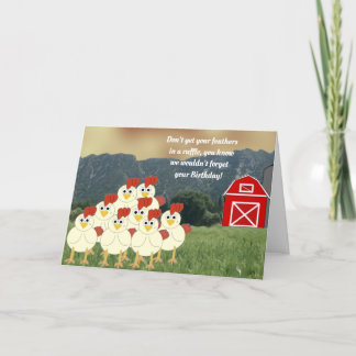Down on the Farm Birthday Card