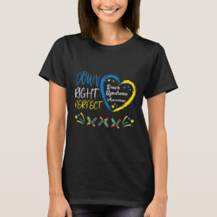 Down Right Perfect Down Syndrome Awareness Boys Gi T-Shirt